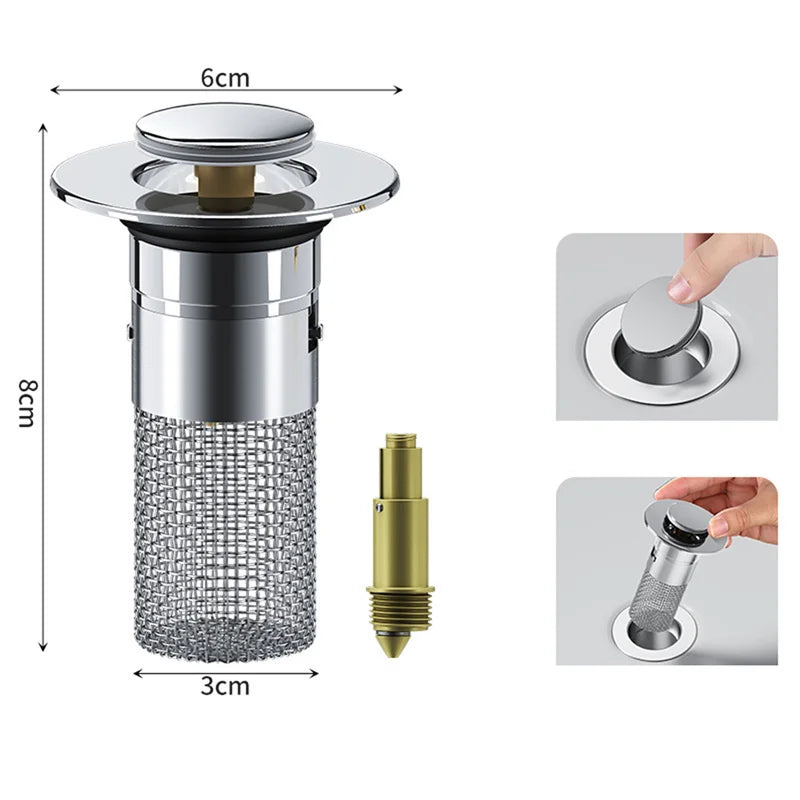 Multifunctional Floor Drain Filter