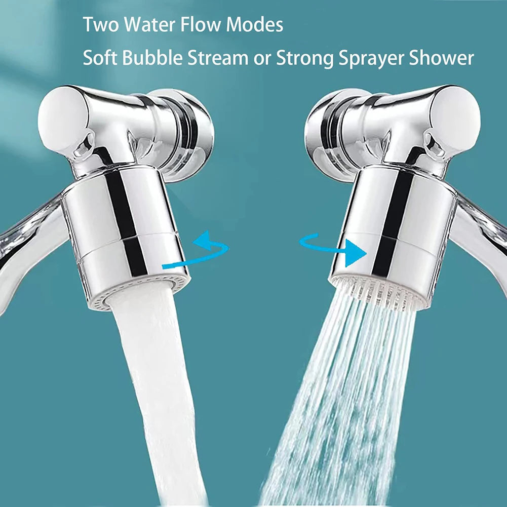 Universal 1080 Degree Rotatable Faucet for Bathroom Sink