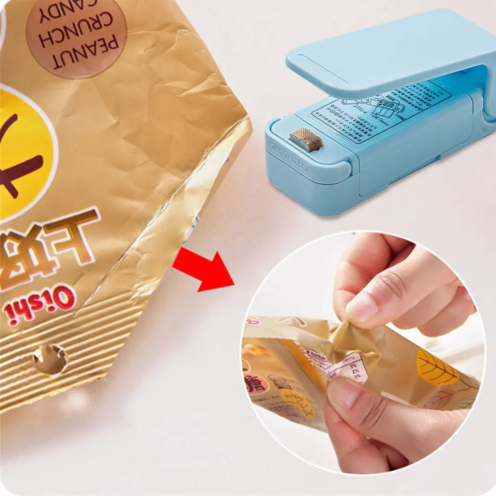 Mini Heat Bag Packaging Sealer Clip Sealing Machine Gadget