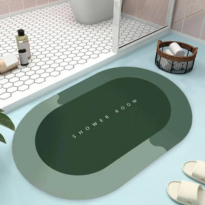 Durable Bathroom Mat Door Carpet Super Absorbent Non-slip Bath Rugs for Shower