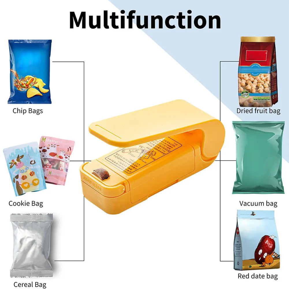 Mini Heat Bag Packaging Sealer Clip Sealing Machine Gadget