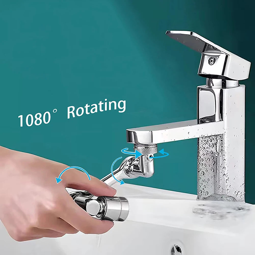 Universal 1080 Degree Rotatable Faucet for Bathroom Sink